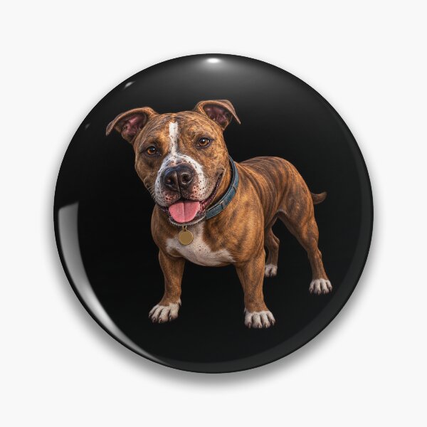 Item preview, Cute Rico brindle Pit Bull for Gamer Dog Lover  designed and sold by Pexilus.