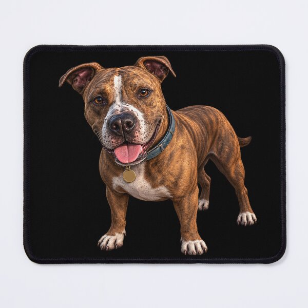 Item preview, Cute Rico brindle Pit Bull for Gamer Dog Lover designed and sold by Pexilus.