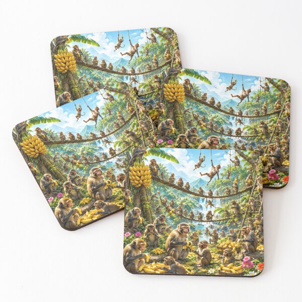 Item preview, Banana jungle gathering  designed and sold by urbanshop7.