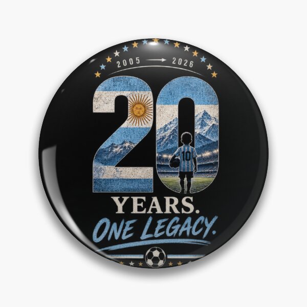 Item preview, 20 Years One Legacy Football designed and sold by quirky-public.