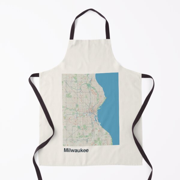 Item preview, Milwaukee Minimalistic Map Art designed and sold by MapsNerd.
