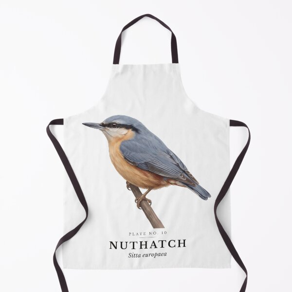 Item preview, Nuthatch Vintage Bird Plate - Sitta europaea designed and sold by SavannahMerch.