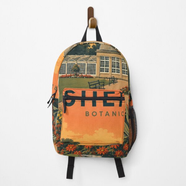 Item preview, Póster de viaje retro de Sheffield – Decoración de pared de los jardines botánicos designed and sold by StillandStory.