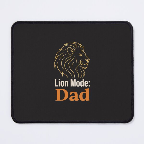 Item preview, Clean Minimalist Lion Mode Dad Typography Design designed and sold by Bennie Singh.