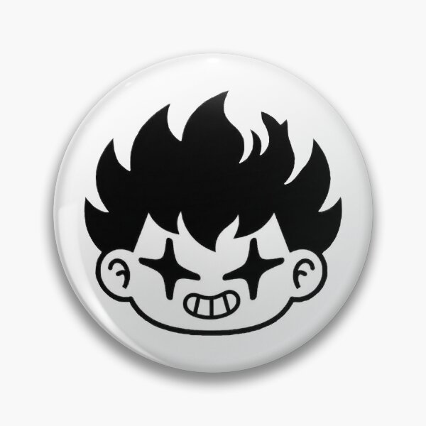 Item preview, Star Eyes Chibi - Excited Anime Head designed and sold by BitDoodle.