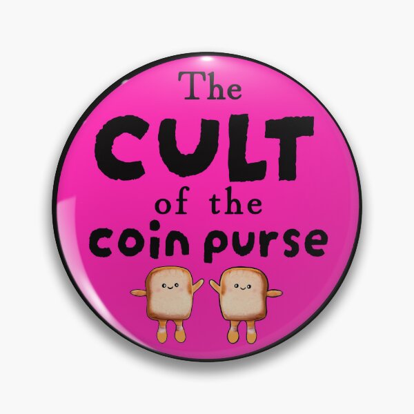 Item preview, Cult of the Coin Purse (pink) designed and sold by Zerozombiegirl.