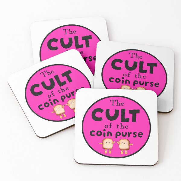 Item preview, Cult of the Coin Purse (pink) designed and sold by Zerozombiegirl.