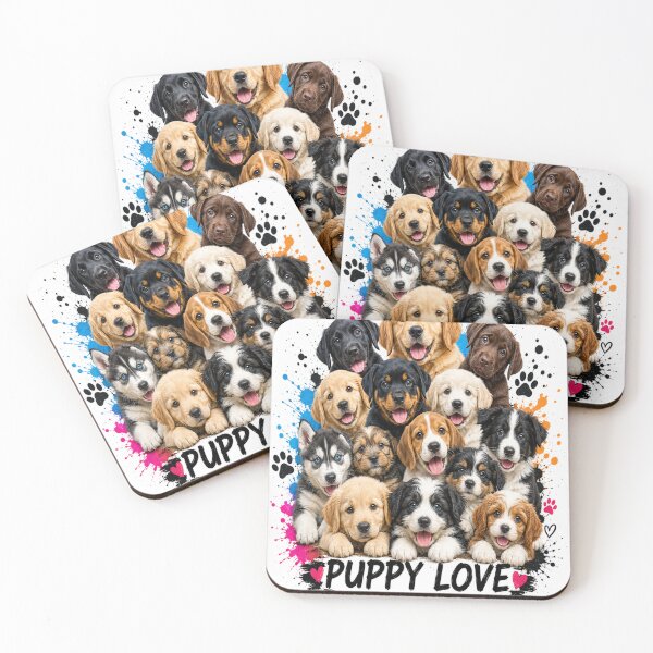 Aperçu de l'œuvre Amour de chiot créée et vendue par urbanshop7.