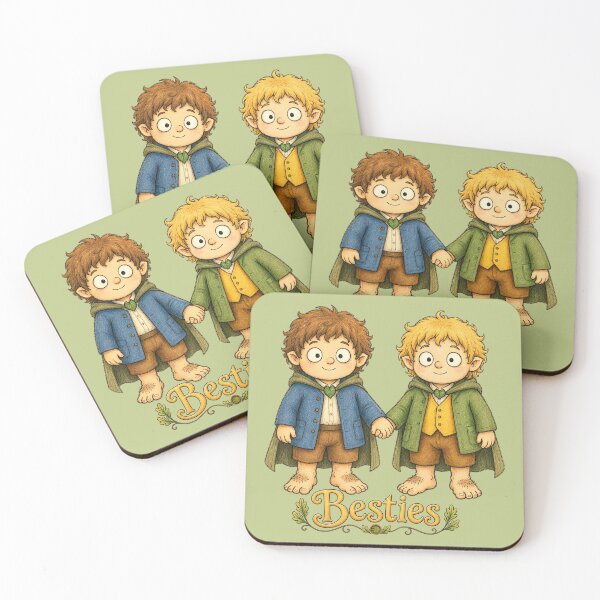Item preview, Lord of the Rings - Merry & Pippin Cute Besties Design designed and sold by Presents For The Dead.