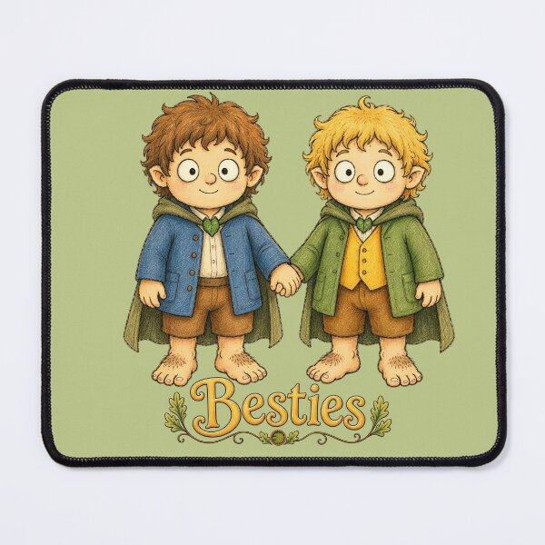 Item preview, Lord of the Rings - Merry & Pippin Cute Besties Design designed and sold by Presents For The Dead.