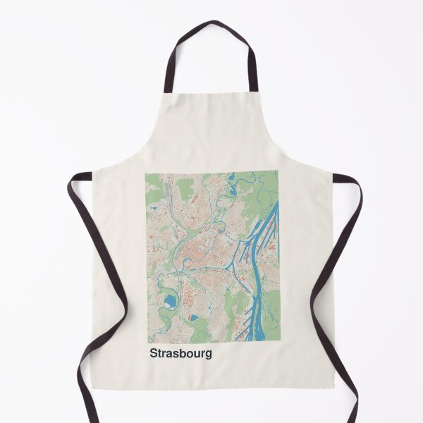 Item preview, Strasbourg Minimalistic Map Art designed and sold by MapsNerd.