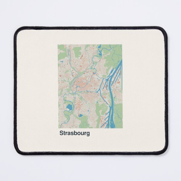 Item preview, Strasbourg Minimalistic Map Art designed and sold by MapsNerd.