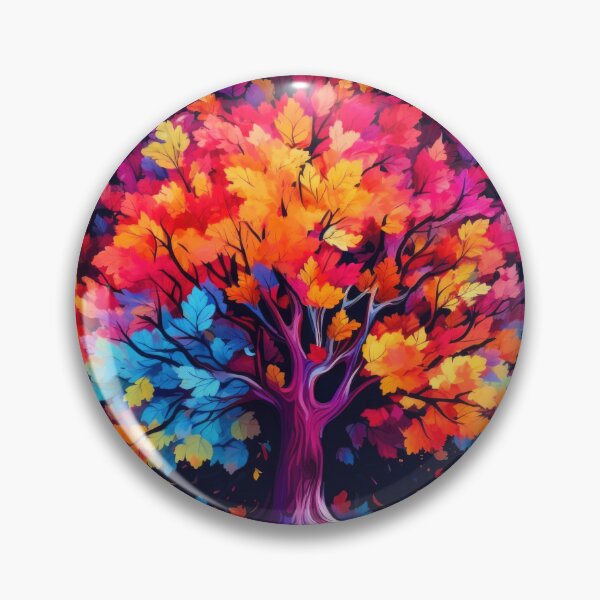 Item preview, Colorful autumn tree with vibrant leaves designed and sold by Mar-Bom.