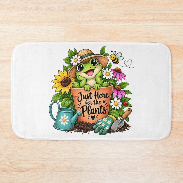 Item preview, Cute Garden Frog designed and sold by Julie Leisure Gardening.