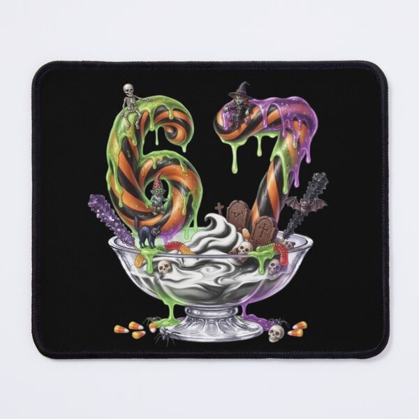 Item preview, 67 Meme Halloween Costume Merch |Dessert Sundae Bowl | 67 Meme | Trending | Skeleton | Candy Corn designed and sold by TeenLake.