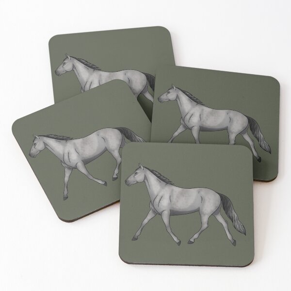 Item preview, Dappled Grey Thoroughbred designed and sold by Old Water Cryptid .