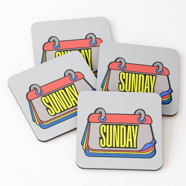 Item preview, Sunday Calendar Page – Colorful Cartoon Graphic T-Shirt designed and sold by Aimetoi.