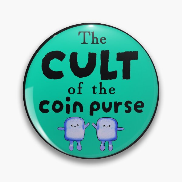 Item preview, Cult of the Coin Purse (teal) designed and sold by Zerozombiegirl.
