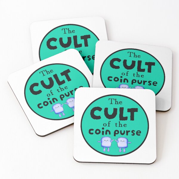 Item preview, Cult of the Coin Purse (teal) designed and sold by Zerozombiegirl.