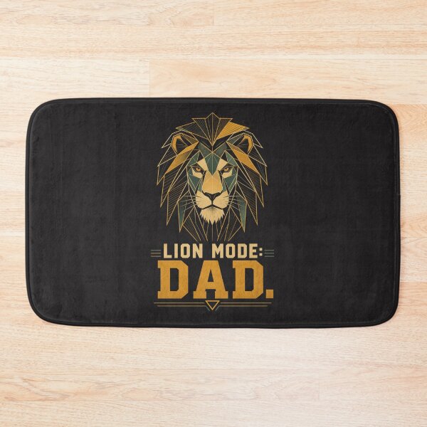 Item preview, Geometric Lion Mode Dad Modern Polygon Design designed and sold by Bennie Singh.