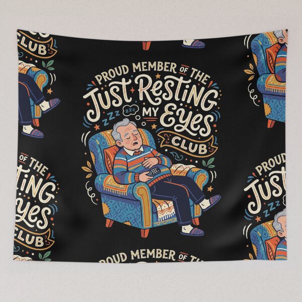 Item preview, Proud Member of the Just Resting My Eyes Club designed and sold by Art-Max.