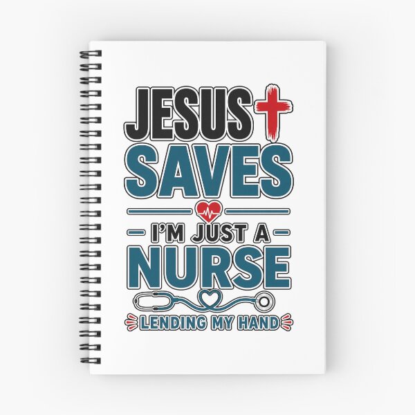 Item preview, Jesus Saves I'm Just A Nurse Christian Faith Religious designed and sold by WeirdlyMild.