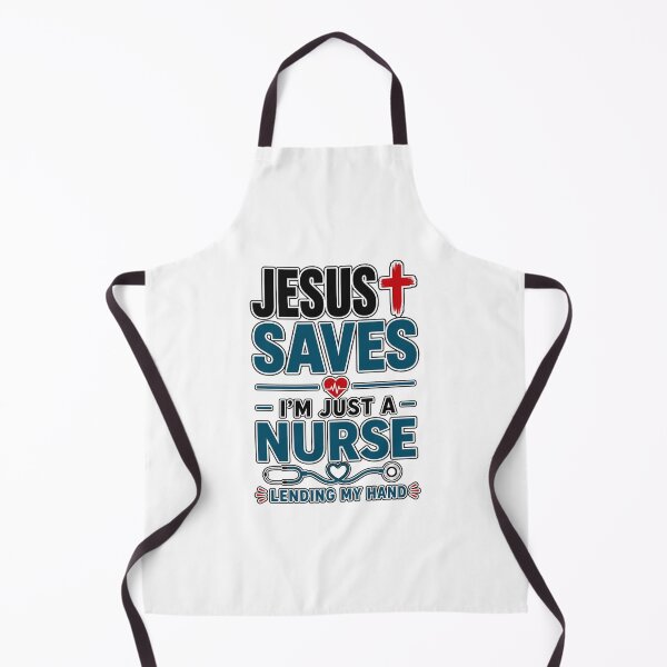Item preview, Jesus Saves I'm Just A Nurse Christian Faith Religious designed and sold by WeirdlyMild.