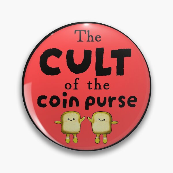 Item preview, Cult of the Coin Purse (red) designed and sold by Zerozombiegirl.