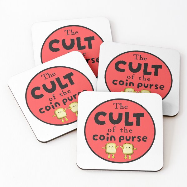 Item preview, Cult of the Coin Purse (red) designed and sold by Zerozombiegirl.