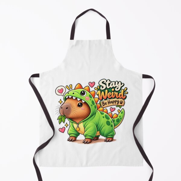 Item preview, Cute Capybara Dinosaur – Stay Weird Be Happy – Kawaii Dino Animal designed and sold by JrNergal.