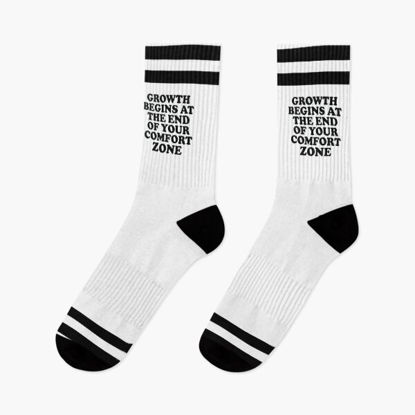 Item preview, Growth Begins at the End of Your Comfort Zone, Motivational designed and sold by CloudyPress.