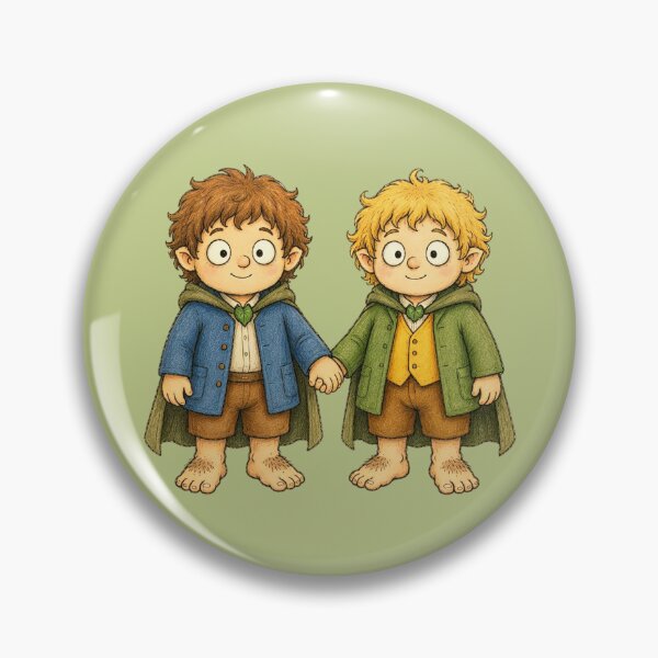 Item preview, Lord of the Rings - Merry & Pippin Cute Design designed and sold by Presents For The Dead.