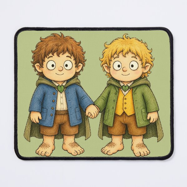 Item preview, Lord of the Rings - Merry & Pippin Cute Design designed and sold by Presents For The Dead.