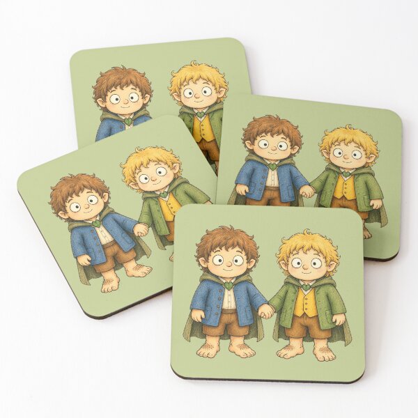 Item preview, Lord of the Rings - Merry & Pippin Cute Design designed and sold by Presents For The Dead.