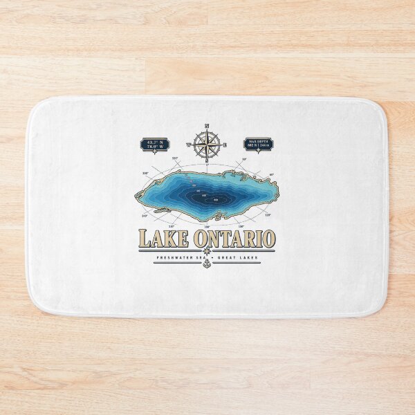 Item preview, Lake Ontario Lake America Map Depth Chart Nautical Men Women designed and sold by clothesy7.