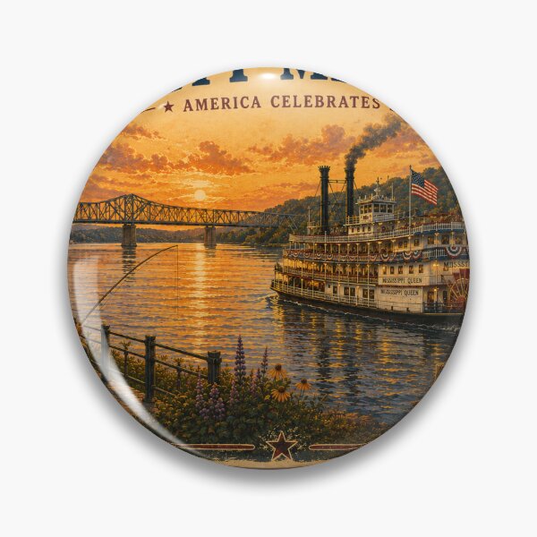 Item preview, The Mighty Mississippi — America Celebrates 250 designed and sold by Novel Works Studio.