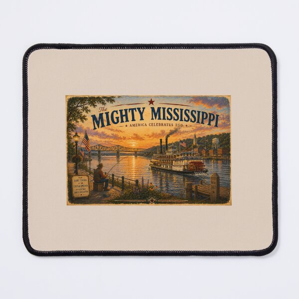 Item preview, The Mighty Mississippi — America Celebrates 250 designed and sold by Novel Works Studio.