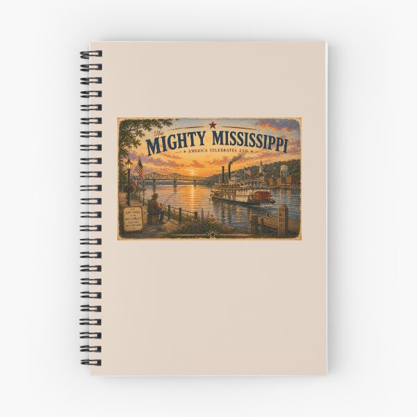 Item preview, The Mighty Mississippi — America Celebrates 250 designed and sold by Novel Works Studio.
