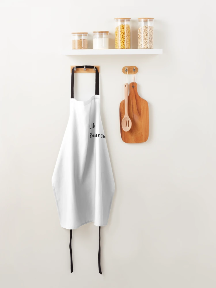 Thumbnail 4 of 6, Apron, Life Balance designed and sold by SyntaxSugar.
