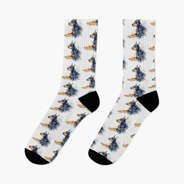Item preview, Doberman, Reclining Indigo Profile designed and sold by caracatita75.