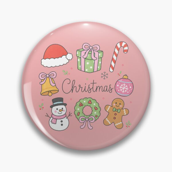 Item preview, Christmas Cute Pastel Collage  designed and sold by HowToCanadian.