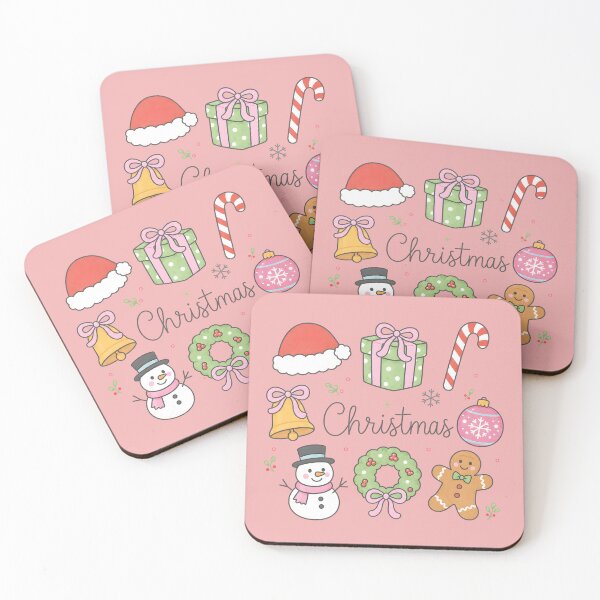 Item preview, Christmas Cute Pastel Collage  designed and sold by HowToCanadian.