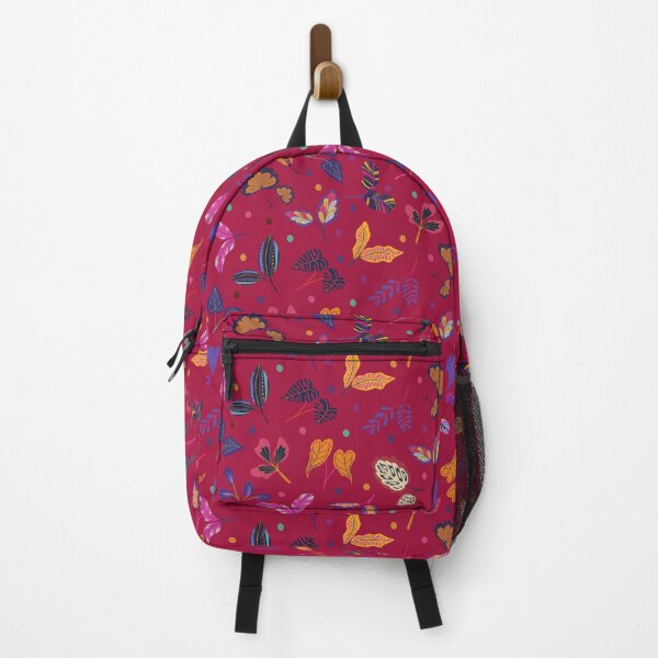 Artikelvorschau, Maximalistische Blüten auf Cranberry entworfen und verkauft von KSimpson838.