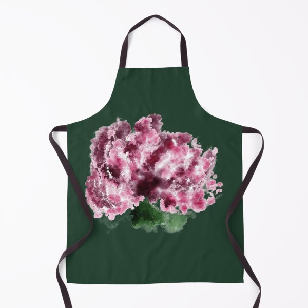 Item preview, Abstract Watercolor Peony Blossom Digital Illustration designed and sold by BalkanBloomArt.