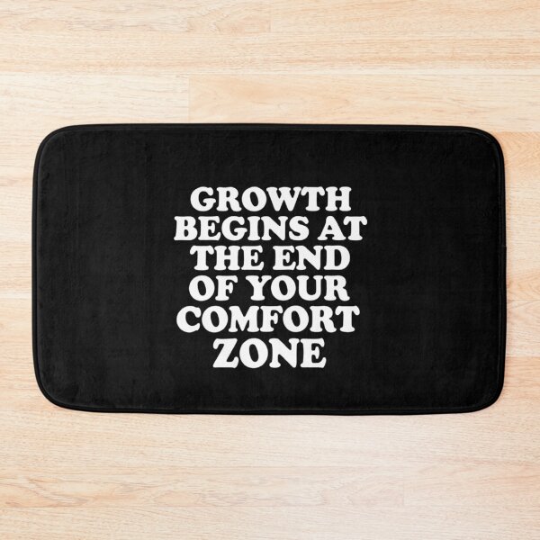 Item preview, Growth Begins at the End of Your Comfort Zone, Motivational designed and sold by CloudyPress.