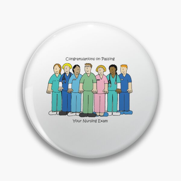 Item preview, Congratulations on Passing Your Nursing Exam designed and sold by KateTaylor.