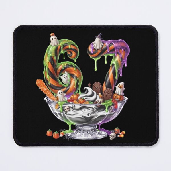 Item preview,  67 Meme Halloween Costume Merch |Dessert Sundae Bowl | 67 Meme | Trending | Ghosts | Candy Corn | Pumpkins designed and sold by TeenLake.