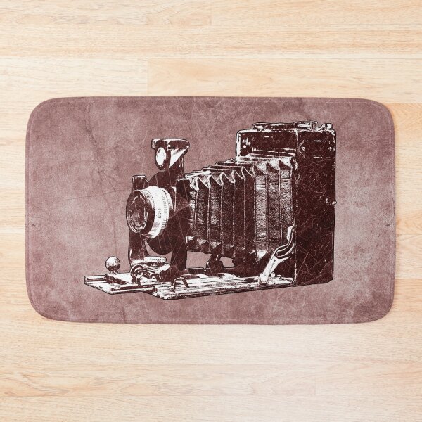 Item preview, Red-tinted Antique Press Bellows Camera Vintage Photography designed and sold by Ghoul Enterprises.