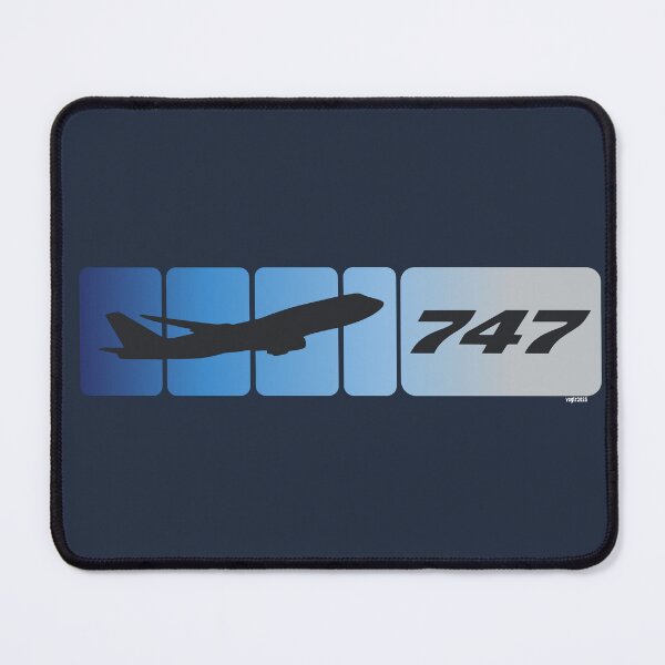 Item preview, 747 Retro Blue Blocks Aviation designed and sold by VoglR.