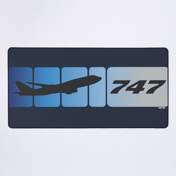 Item preview, 747 Retro Blue Blocks Aviation designed and sold by VoglR.